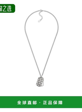 自营欧洲直邮Dior/迪奥 男士Cannage牌饰吊坠项链