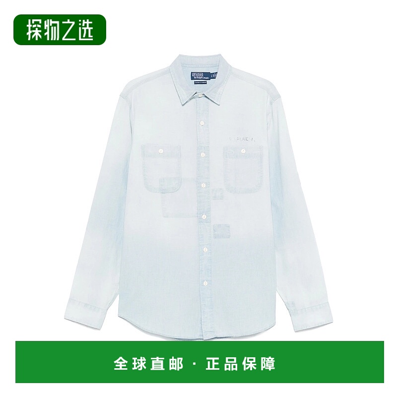 香港直邮Polo Ralph Lauren 长袖衬衫 710908696新款