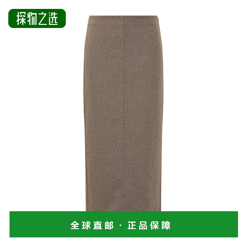 香港直邮Brunello Cucinelli 中长半身裙 MD565G3923包臀裙直筒裙