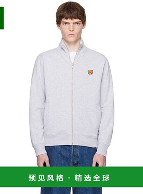 1h可退 香港直邮MAISON KITSUNE 男士 灰色 Fox Head Patch Fullz