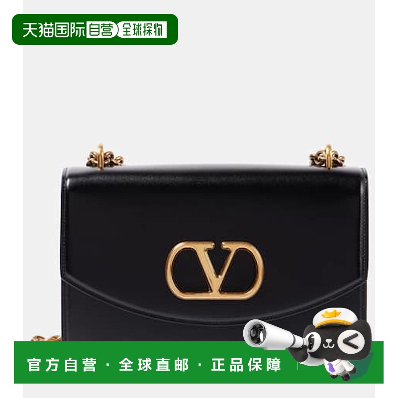 1h可退 香港直邮Valentino 华伦天奴 女士 Vain 中号皮革肩包