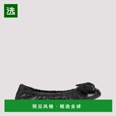 香港直邮PRADA 黑色 SS2026 女士芭蕾乐福鞋 1F322OF005ZJBF0002