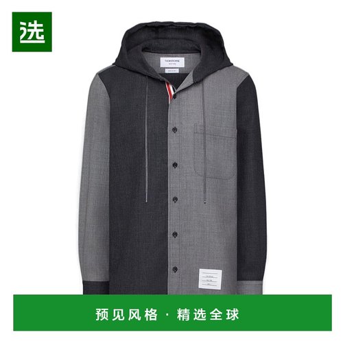 香港直邮Thom Browne 长袖连帽休闲夹克 MWL419F00473