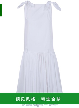 香港直邮N21 女士连衣裙 H08101871101 SS2026 白色 CANVAS MIDI