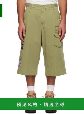 1h可退 香港直邮Palm Angels 棕榈天使 男士 绿色 Military Patch