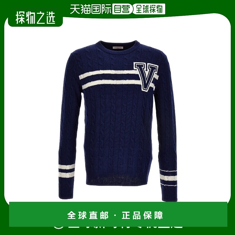 【99新未使用】香港直邮Valentino 长袖圆领毛衣 3V3KC26Z9JV