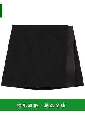 香港直邮CASABLANCA 女士半身裙 WPF25SK15701 AW2025 黑色 裹身