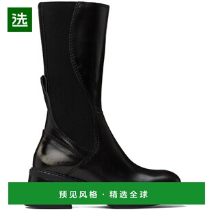 1h可退 【美国直邮】Miista 黑色 Flabia 靴子 女鞋 时装靴 手工