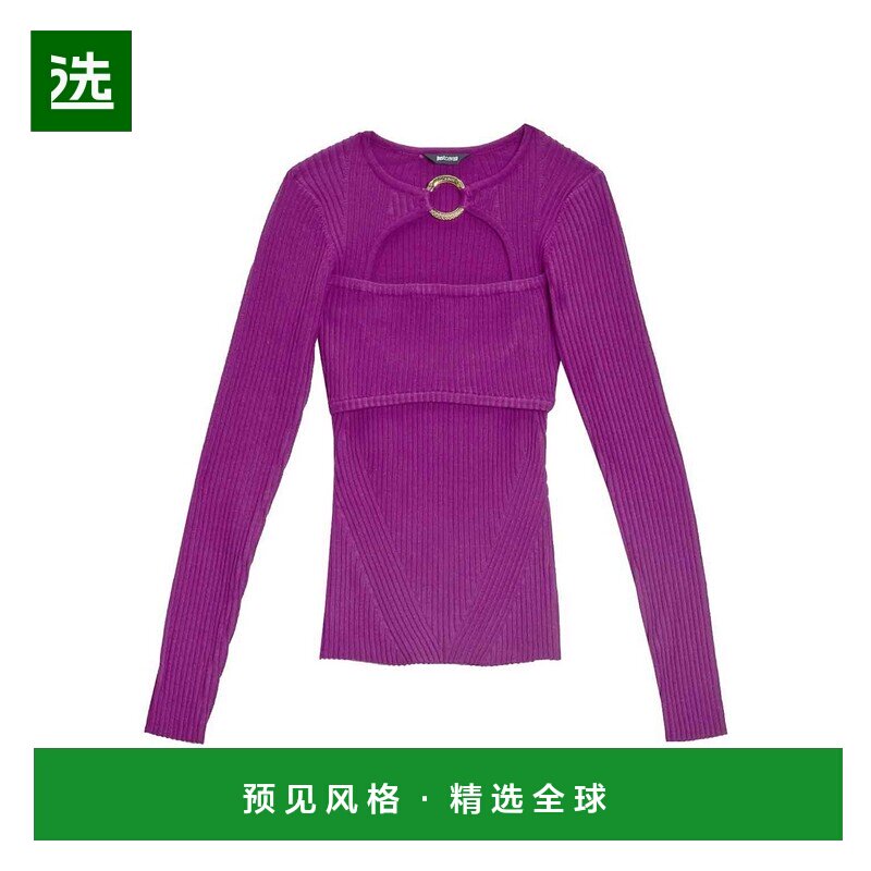 香港直邮JUST CAVALLI 女士针织衫 79PAFM07CMH56343 AW2025