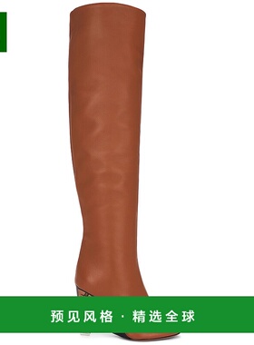 1h可退 香港直邮Alaïa 女士 100 坡跟靴子 AA3O053C0N04