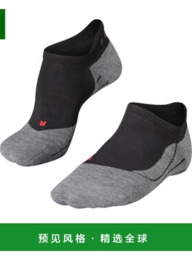 1h可退 香港直邮Falke 男士 RU4 耐久隐形黑色袜子 16707