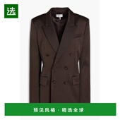 外套 1h可退 WP2 女士 双排扣缎面斜纹布西装 香港直邮Frame Denim