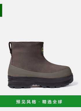 欧洲直邮STONE ISLAND (2025新品) S100120 瑞典鞋轻便牛皮男鞋