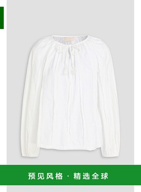 1h可退 香港直邮ULLA JOHNSON 女士 流苏棉质衫 PF230227PRISTINE