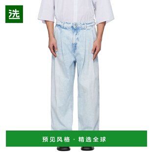 男士 蓝色 Light 1h可退 Pleated Mayner Wash 牛仔 香港直邮Hed