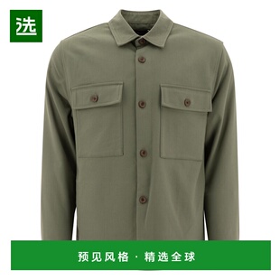 香港直邮VINCE 男士夹克 M90434930372BRL SS2025 绿色