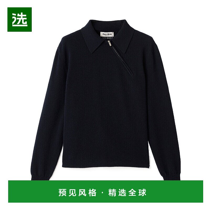 香港直邮Miu Miu 羊绒Polo衫 MML02I18A9SOOO长袖针织