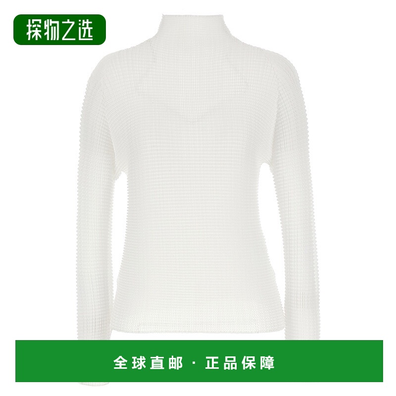 1h可退 欧洲直邮issey miyake 女士 衬衫三宅一生长袖上衣女装