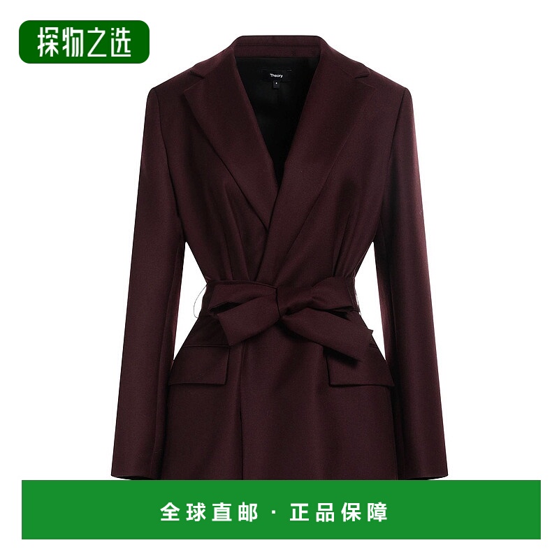 1h可退 香港直邮THEORY 希尔瑞 女士 西装外套 purple紫色 舒适时