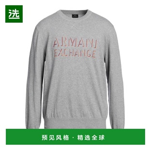1h可退 香港直邮Armani Exchange 男士 毛衣 grey灰色 舒适时尚