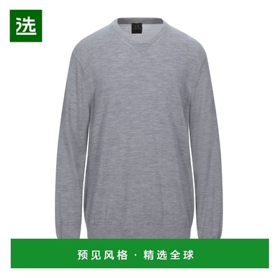 1h可退 香港直邮Armani Exchange 男士 毛衣 grey灰色 舒适时尚