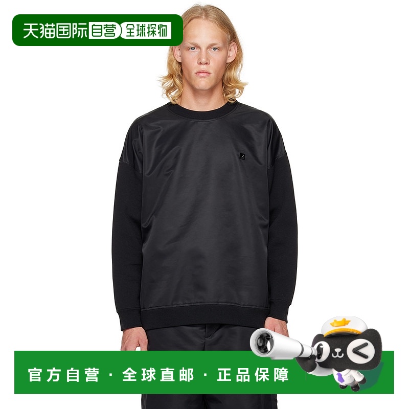 1h可退 香港直邮Valentino 华伦天奴 男士 黑色铆钉套头衫 1V0KC2