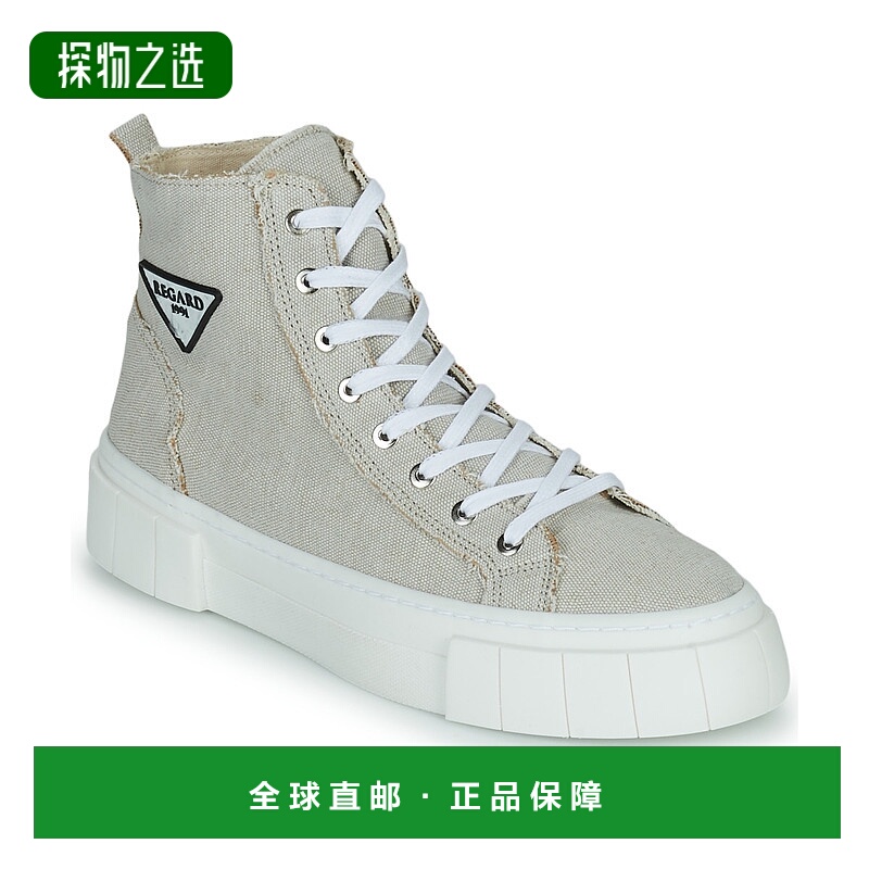 欧洲直邮Regard 女士 高帮板鞋 NANCY V7 TOILE MALI CALIZA