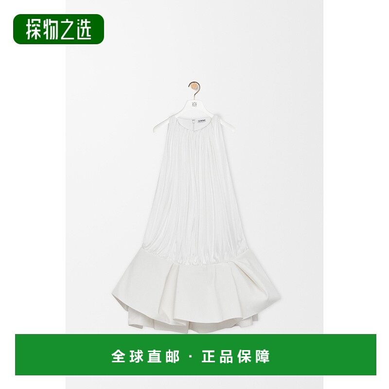 1h可退 欧洲直邮LOEWE (2025新品) 粘胶弗拉门戈连衣裙针织挂脖