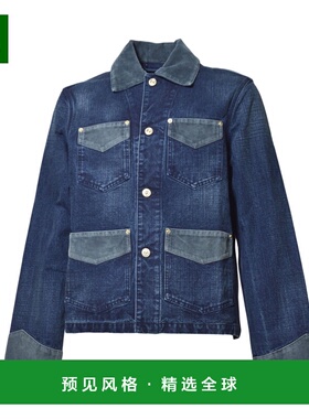 1h可退 香港直邮Wales Bonner 男士 WALES BONNER 蓝色外套 UA25D