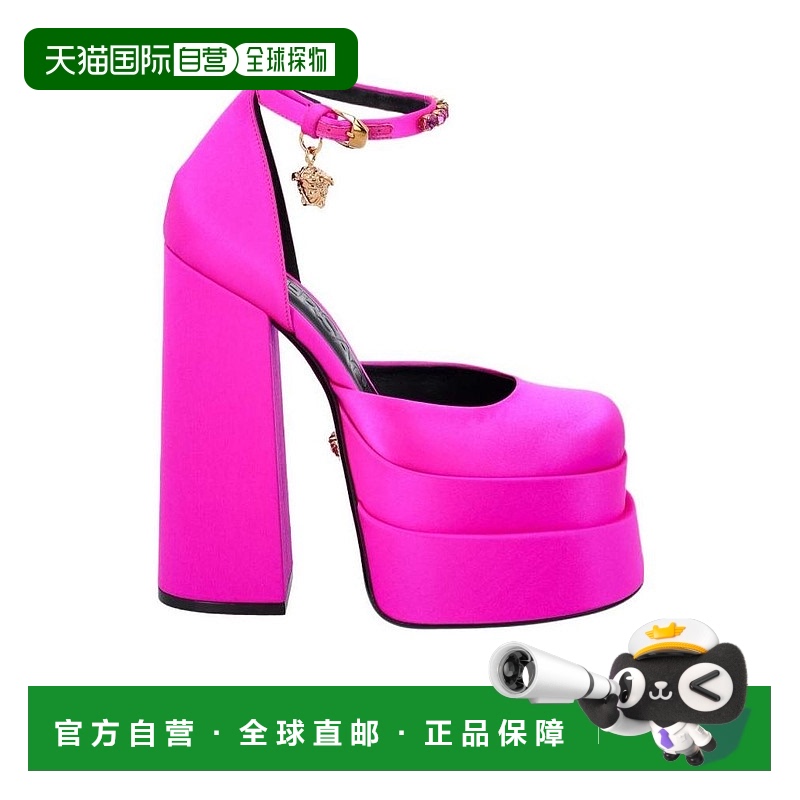 香港直邮Versace 方头高跟鞋 1002005DRA671PA4V