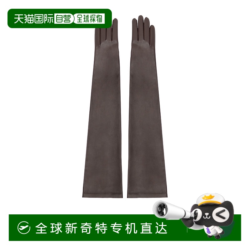 香港直邮The Row 长筒分指手套 7349P52BR羊皮
