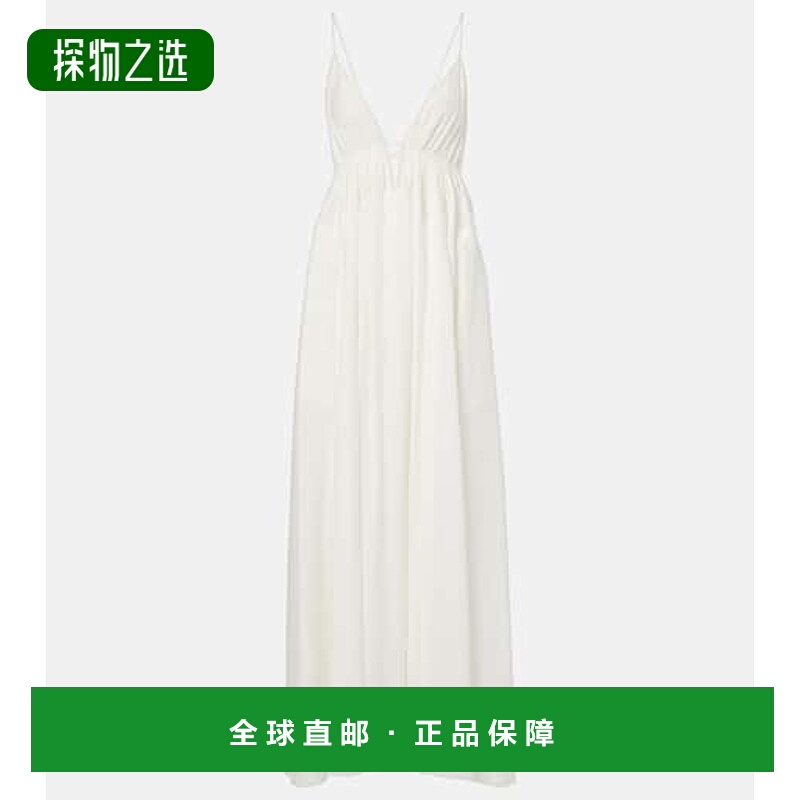 香港直邮Simkhai 女士 Josephine 长款连衣裙 white白色 舒适时尚