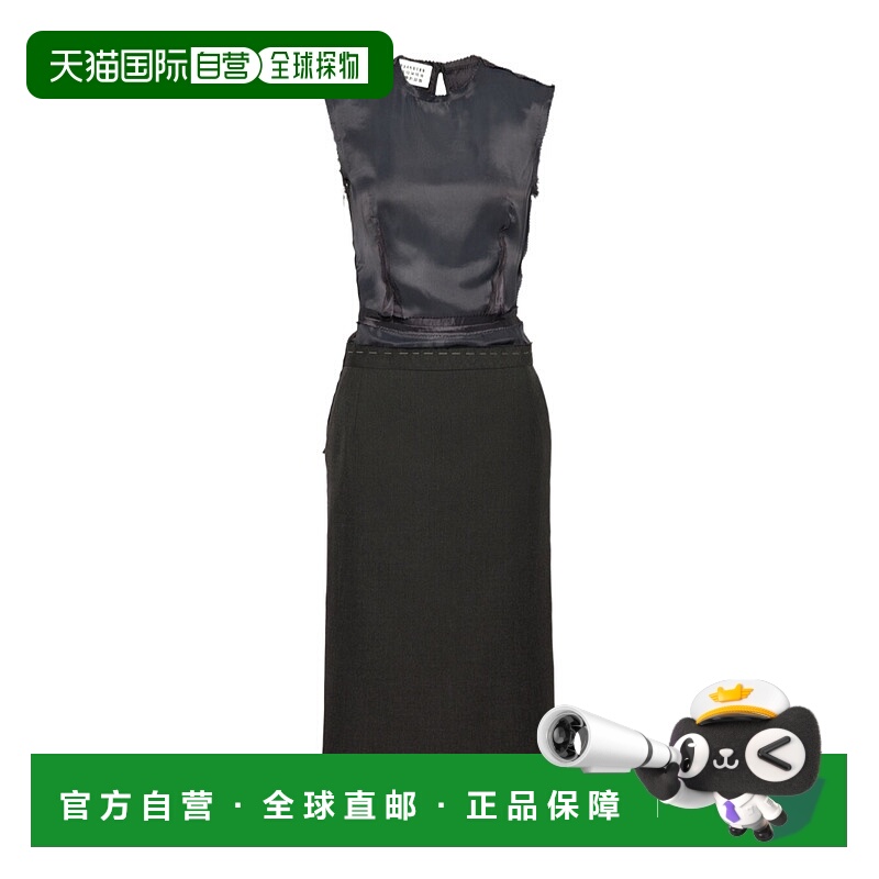香港直邮Maison Margiela 无袖连衣裙 S51DD0040MTN091修身紧身