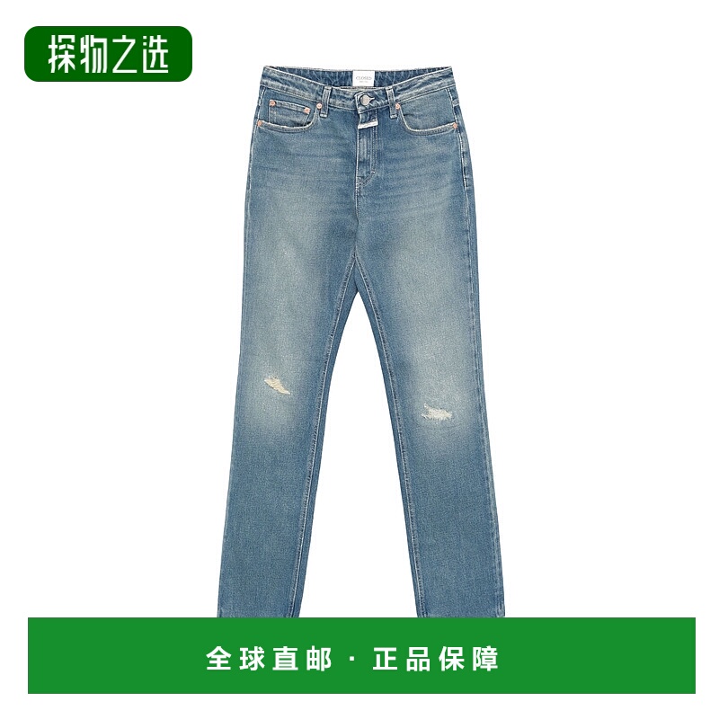 香港直邮Closed 腰带环牛仔长裤 C2200805A4B休闲显瘦外穿百搭