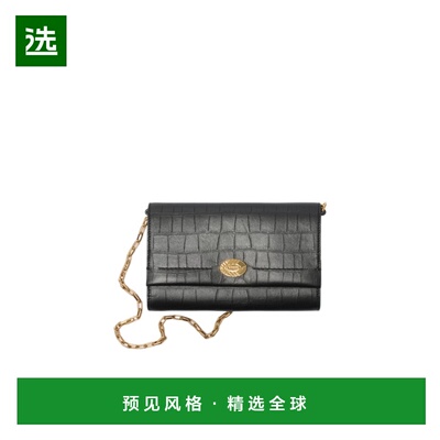 香港直邮Burberry Cotswolds链条钱包 81197011拉链羊皮博柏利