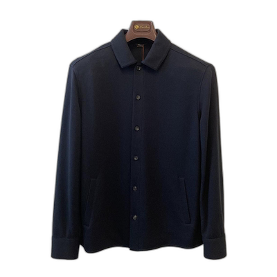 香港直邮Loro Piana 长袖衬衫式休闲夹克 FAO6942