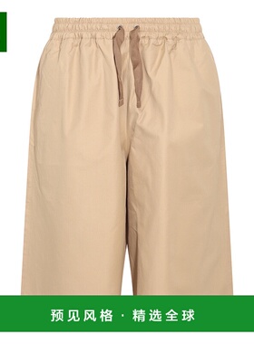 1h可退 香港直邮MAISON KITSUNE 男士 抽繩及膝短褲 KM01419WQ005