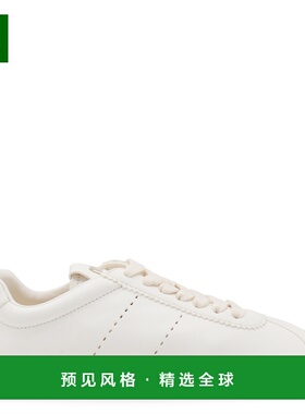 1h可退 香港直邮Miu Miu 缪缪 女士 PLUME 白色皮质运动鞋 5E114E