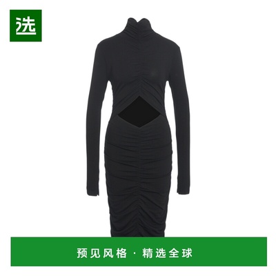 香港直邮Thom Krom 女士连衣裙 WD54BLACK AW2025 黑色 Abito mid