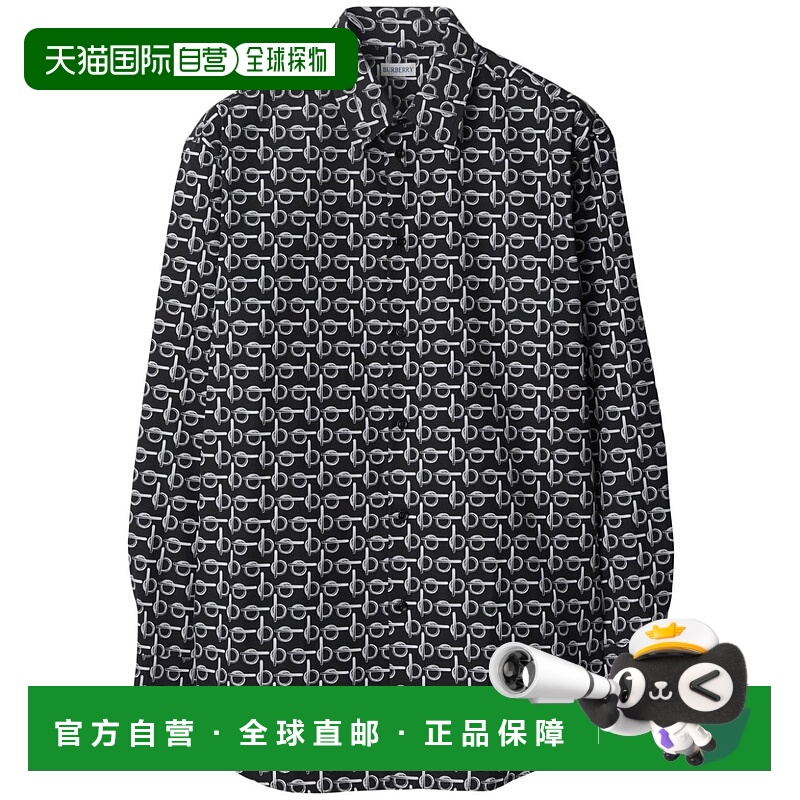 1h可退 欧洲直邮BURBERRY/博柏利 男士 衬衫博柏利 简约百搭 休闲