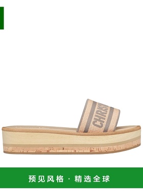 香港直邮Dior 露趾拖鞋 KCO052ECJ厚底迪奥凉鞋