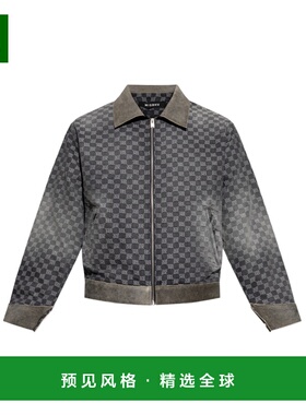 香港直邮MISBHV 男士夹克 251M405 AW2025 灰色 字母印花休闲夹克