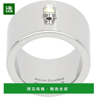 1h可退 香港直邮Acne Studios 艾克妮 男士 银色戒指 C50458配饰