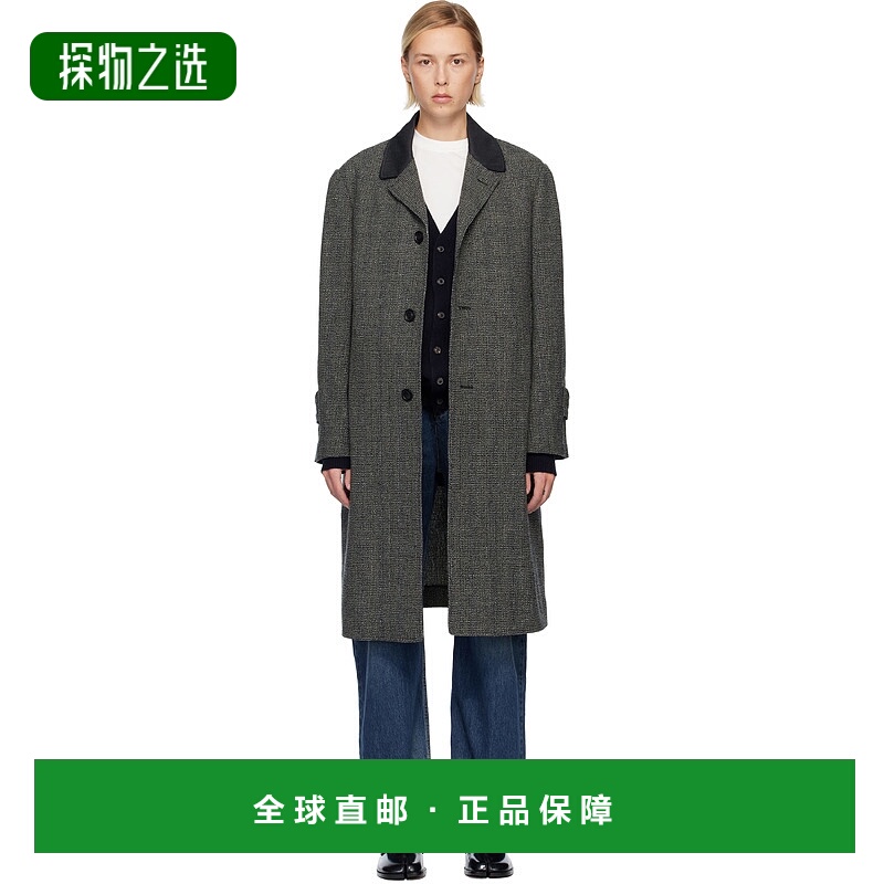 香港直邮Maison Margiela 马丁·马吉拉 女士 黑色大衣 S50AA0159