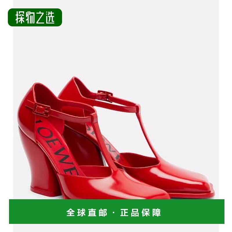 香港直邮LOEWE 罗意威 女士 Onda 90 皮质浅口鞋