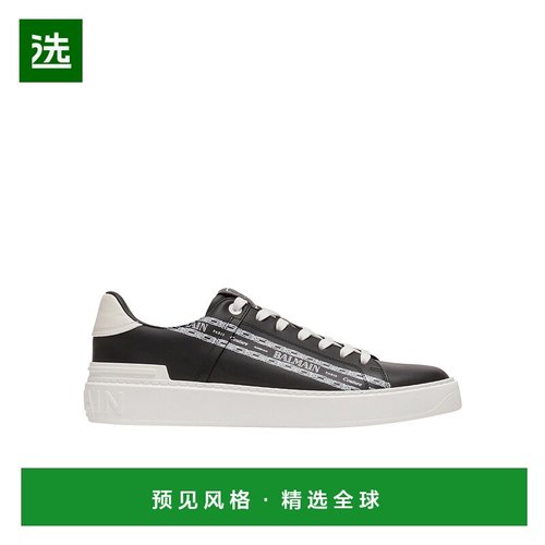 香港直邮Balmain B-Court印花小牛皮运动鞋男鞋 FM1VI288LBFC