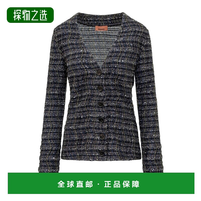 香港直邮Missoni 长袖针织开衫 DS25WM18BC005W