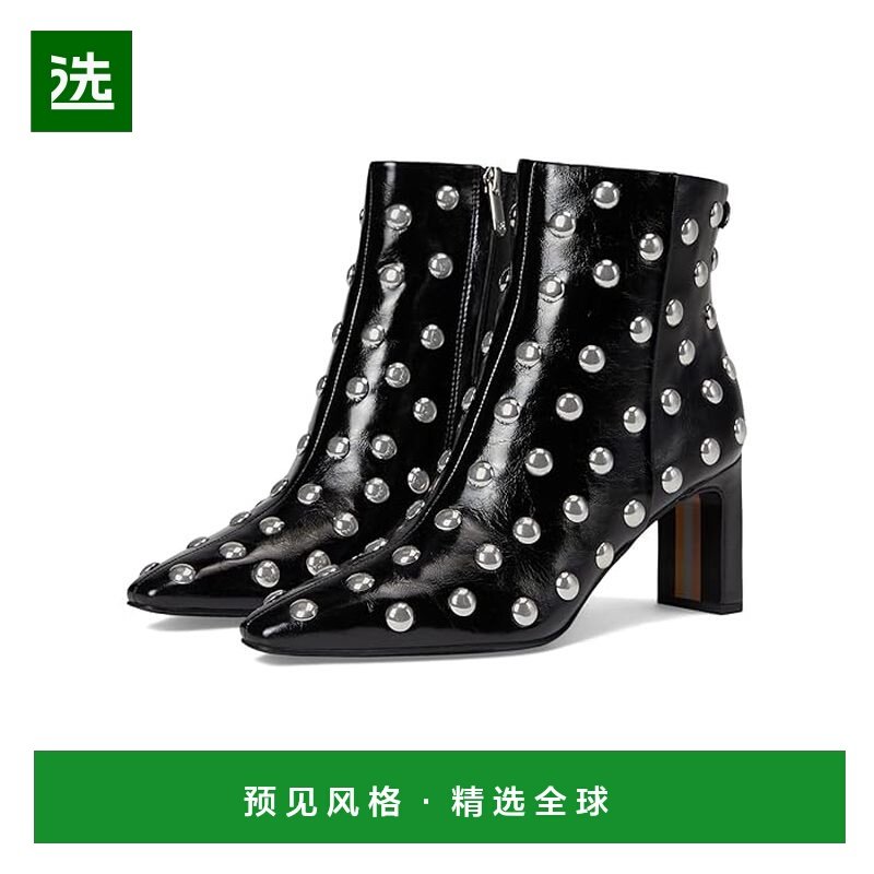 1h可退 香港直邮SAM EDELMAN 山姆爱德曼 女士 Saige 铆钉短靴,女鞋,时装靴,淘宝优惠券,粉丝福利购,淘宝优惠卷