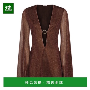 1h可退 香港直邮oseree 女士 巧克力色连衣裙 LYF246CHOCOLATE