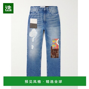 单宁布直筒牛仔裤 1h可退 男士 罗意威 H616Y11X43 香港直邮LOEWE